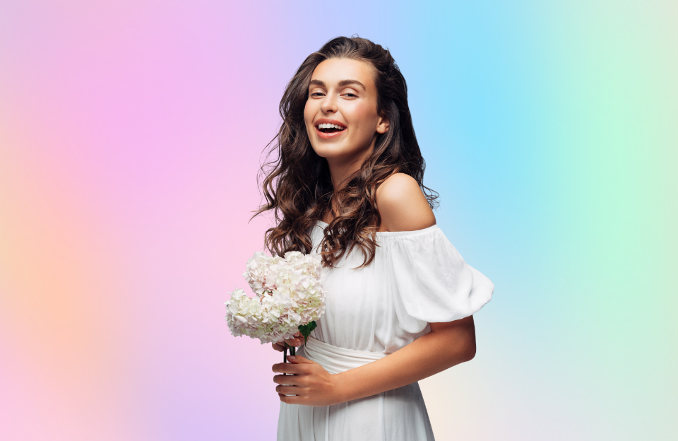 Bride with hyperhidrosis